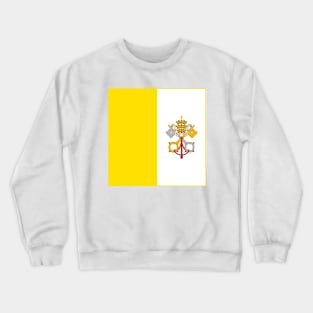 Flag of Vatican Crewneck Sweatshirt